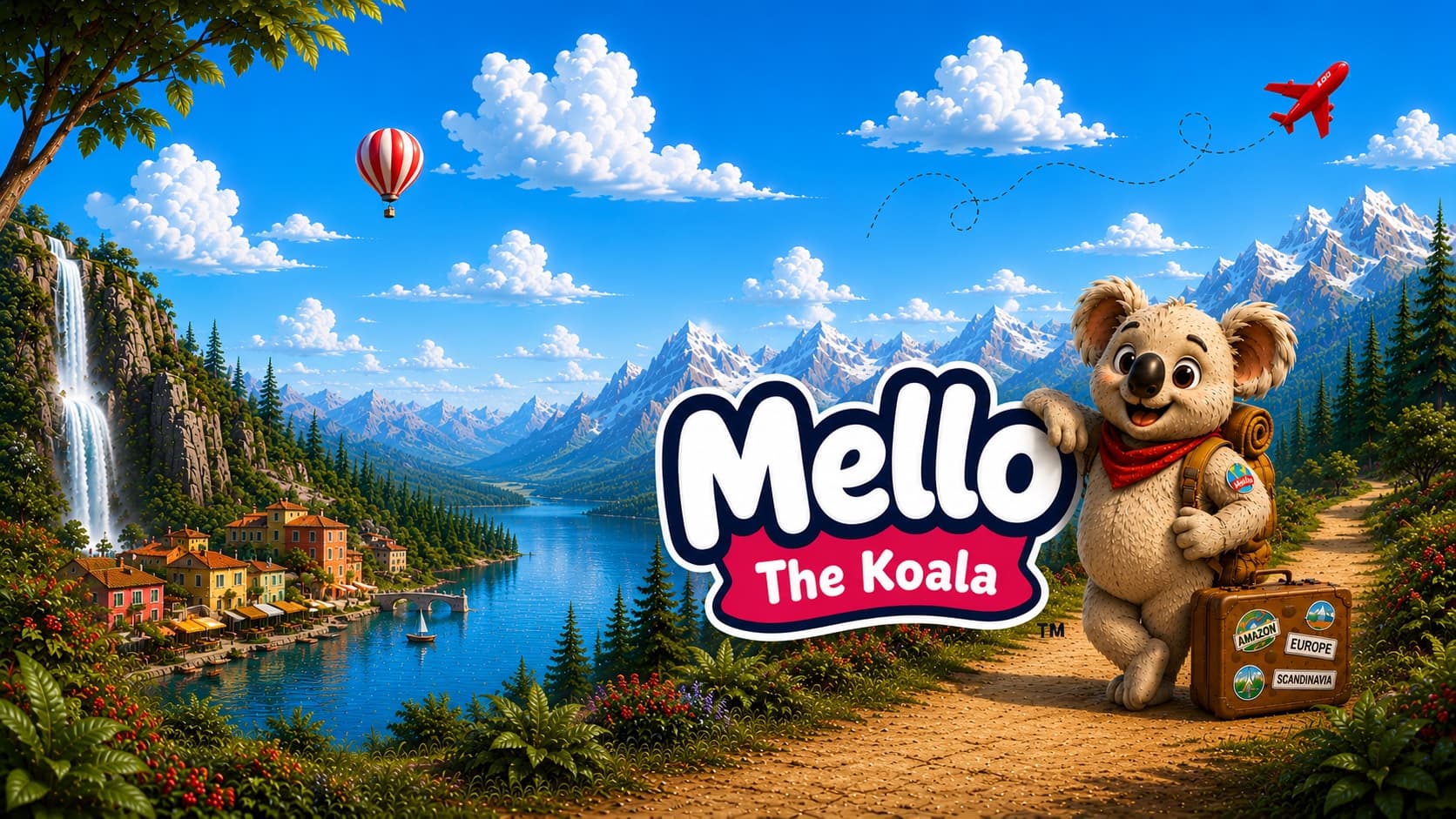 Mello the Koala exploring the world